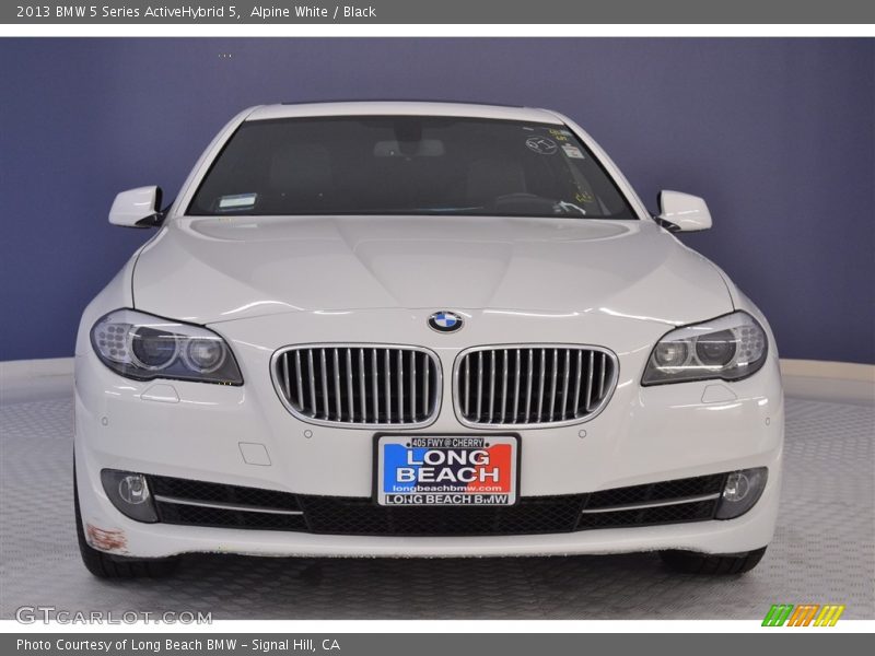 Alpine White / Black 2013 BMW 5 Series ActiveHybrid 5
