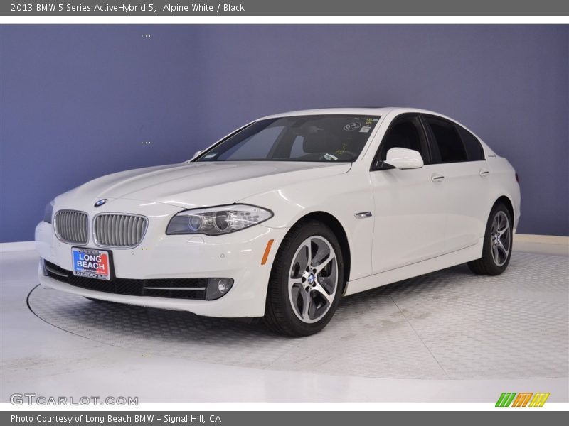 Alpine White / Black 2013 BMW 5 Series ActiveHybrid 5