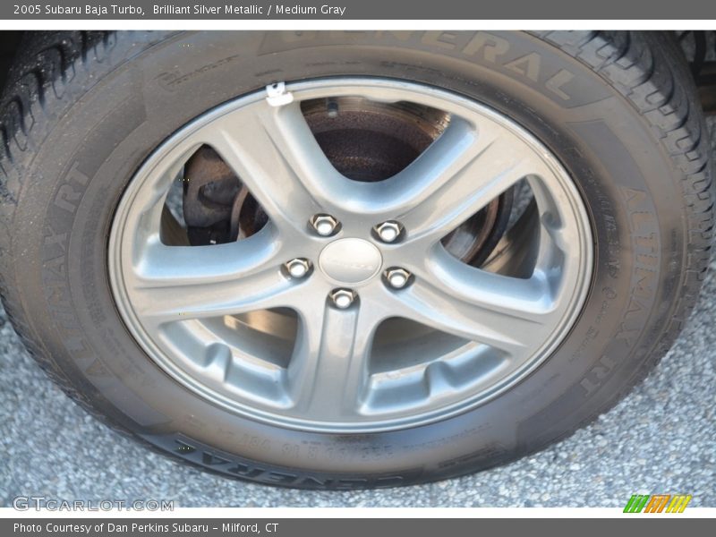 Brilliant Silver Metallic / Medium Gray 2005 Subaru Baja Turbo