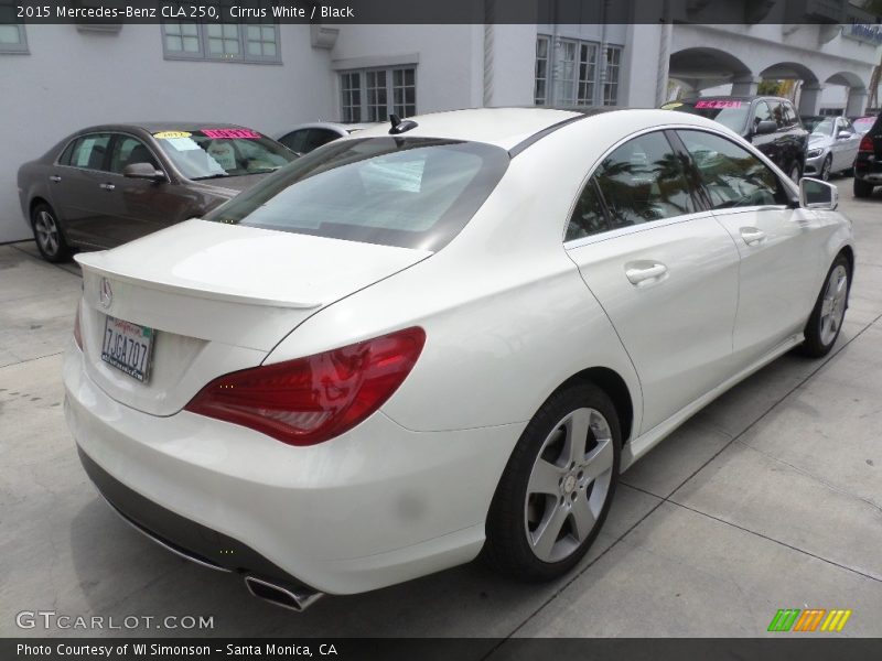 Cirrus White / Black 2015 Mercedes-Benz CLA 250