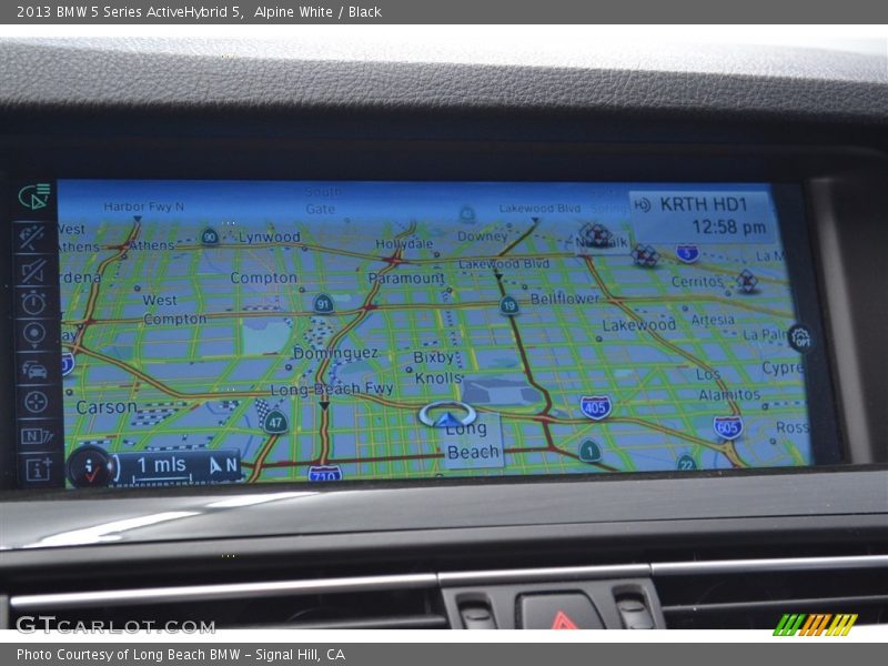 Alpine White / Black 2013 BMW 5 Series ActiveHybrid 5