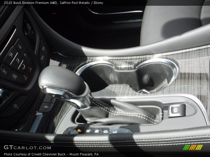 Saffron Red Metallic / Ebony 2016 Buick Envision Premium AWD