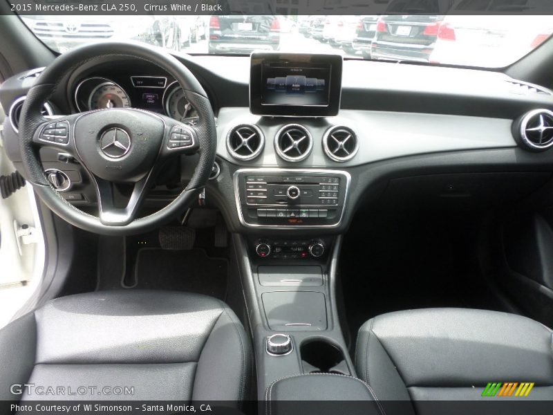 Cirrus White / Black 2015 Mercedes-Benz CLA 250