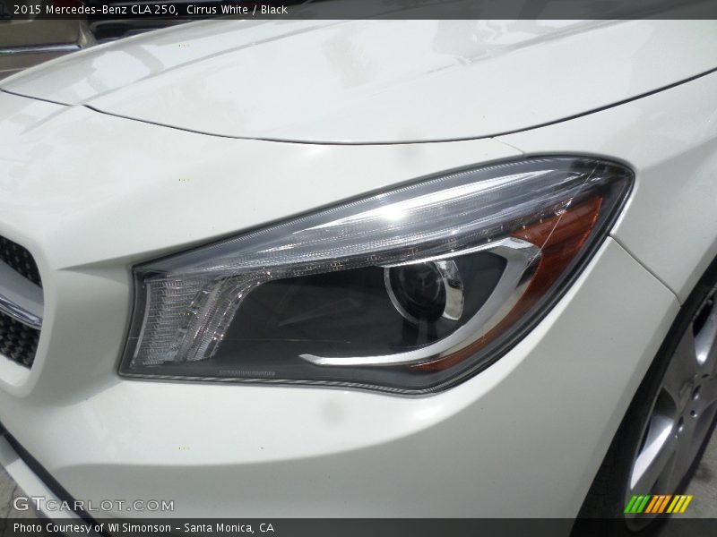 Cirrus White / Black 2015 Mercedes-Benz CLA 250