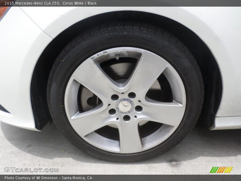 Cirrus White / Black 2015 Mercedes-Benz CLA 250
