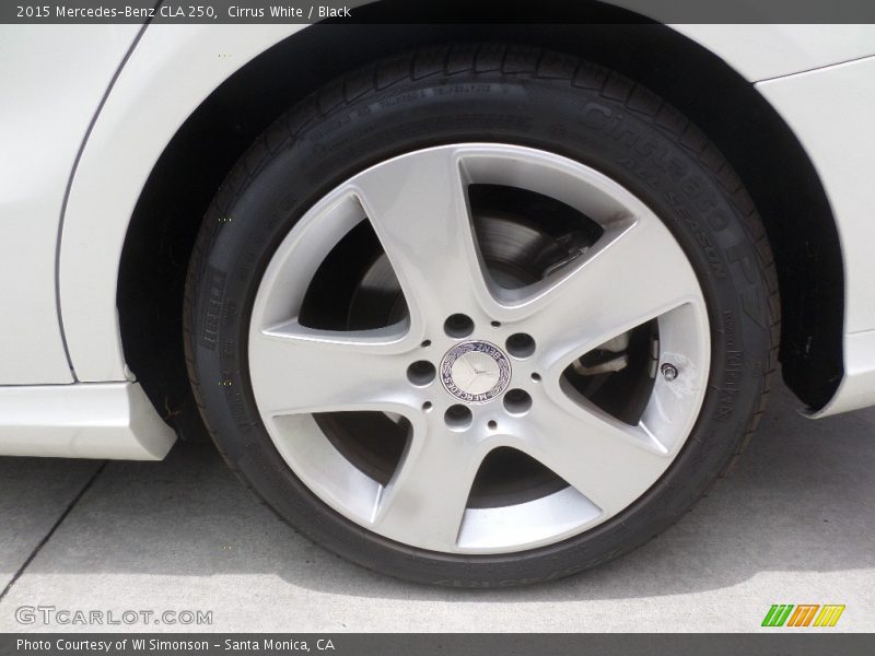Cirrus White / Black 2015 Mercedes-Benz CLA 250