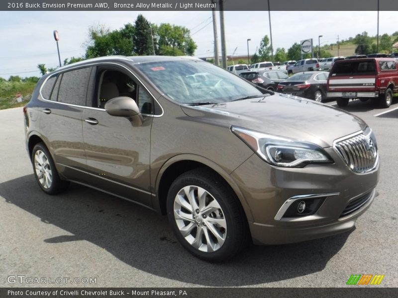 Bronze Alloy Metallic / Light Neutral 2016 Buick Envision Premium AWD