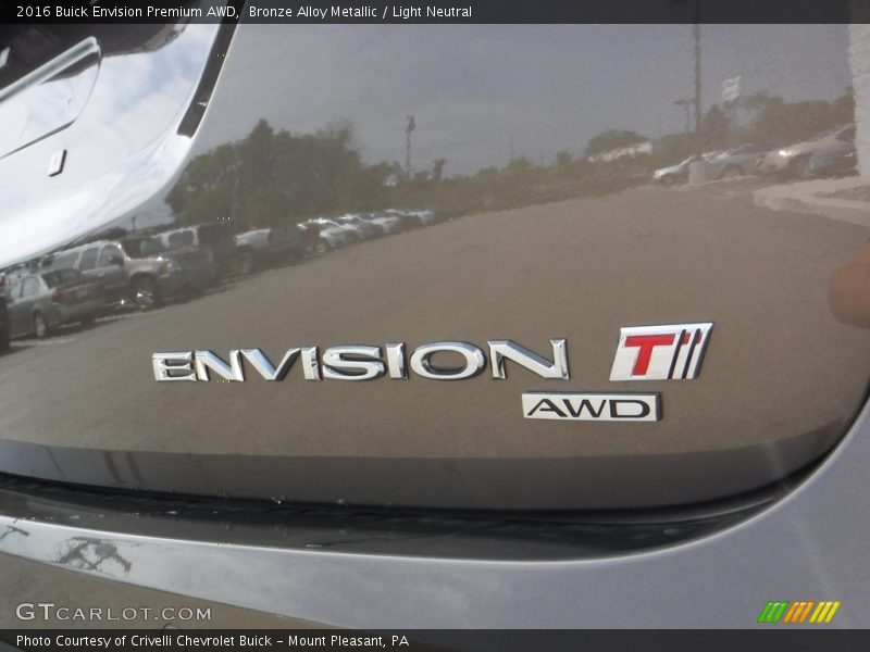 Bronze Alloy Metallic / Light Neutral 2016 Buick Envision Premium AWD