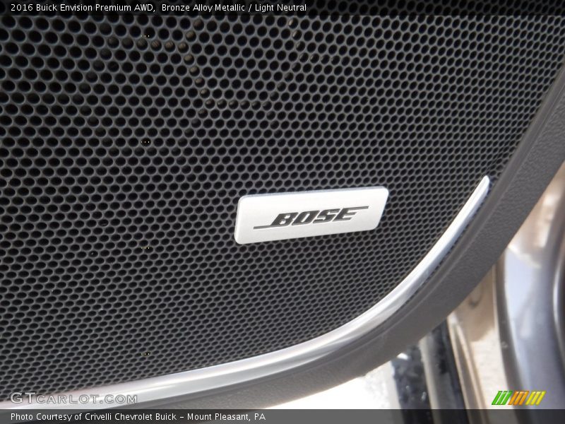 Bronze Alloy Metallic / Light Neutral 2016 Buick Envision Premium AWD