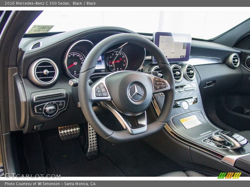 Black / Black 2016 Mercedes-Benz C 300 Sedan