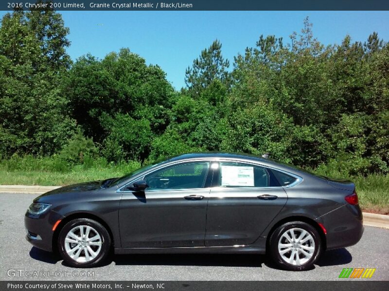 Granite Crystal Metallic / Black/Linen 2016 Chrysler 200 Limited