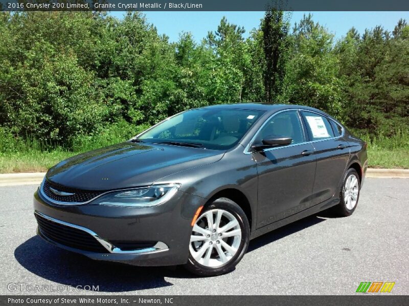 Granite Crystal Metallic / Black/Linen 2016 Chrysler 200 Limited