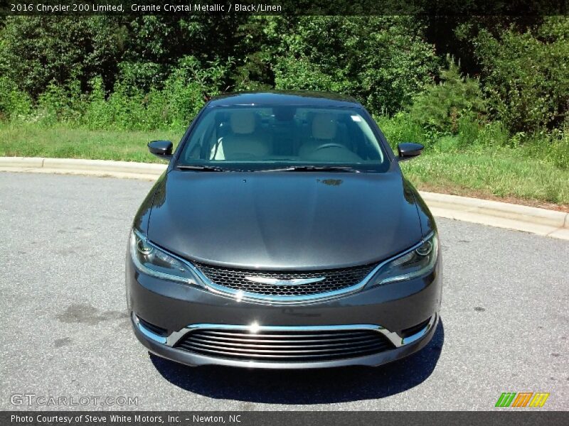 Granite Crystal Metallic / Black/Linen 2016 Chrysler 200 Limited