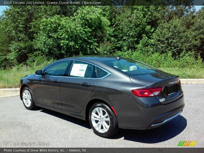 Granite Crystal Metallic / Black/Linen 2016 Chrysler 200 Limited