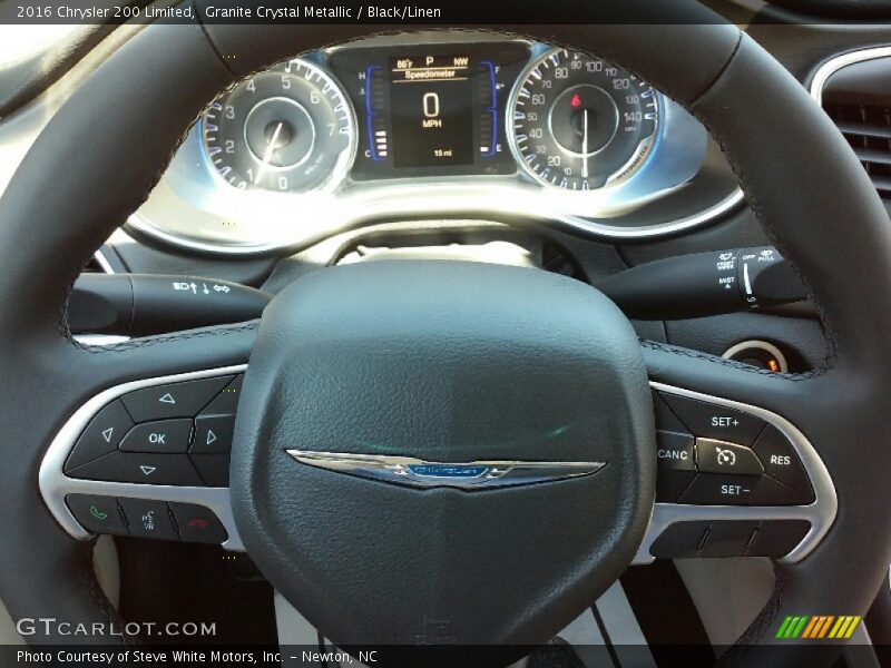 Granite Crystal Metallic / Black/Linen 2016 Chrysler 200 Limited