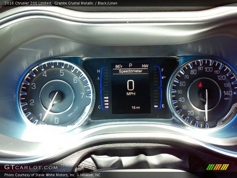 Granite Crystal Metallic / Black/Linen 2016 Chrysler 200 Limited