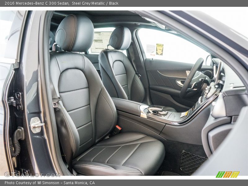 Steel Grey Metallic / Black 2016 Mercedes-Benz C 300 Sedan