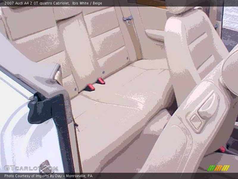Ibis White / Beige 2007 Audi A4 2.0T quattro Cabriolet