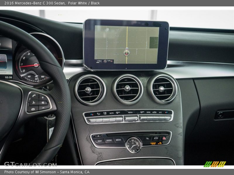 Polar White / Black 2016 Mercedes-Benz C 300 Sedan