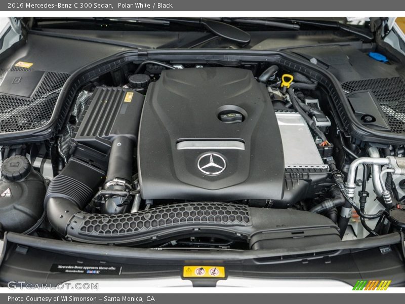 Polar White / Black 2016 Mercedes-Benz C 300 Sedan