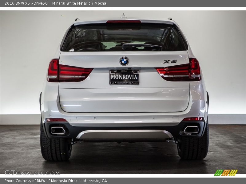 Mineral White Metallic / Mocha 2016 BMW X5 xDrive50i