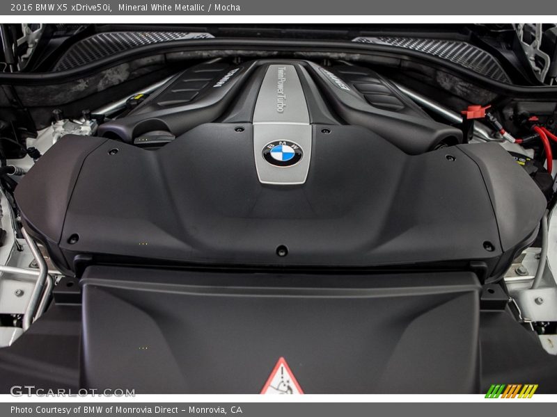 Mineral White Metallic / Mocha 2016 BMW X5 xDrive50i