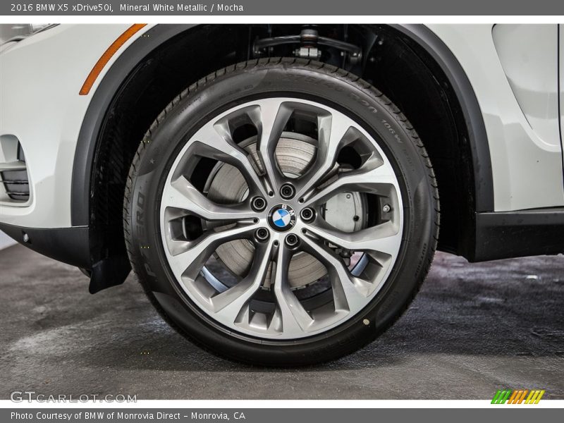Mineral White Metallic / Mocha 2016 BMW X5 xDrive50i