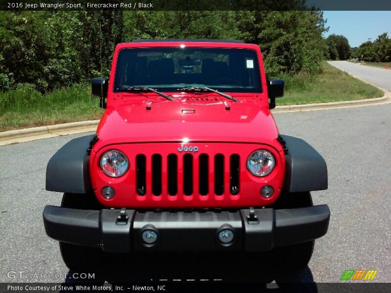 Firecracker Red / Black 2016 Jeep Wrangler Sport