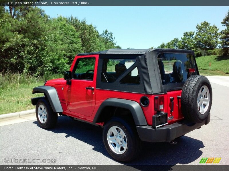 Firecracker Red / Black 2016 Jeep Wrangler Sport