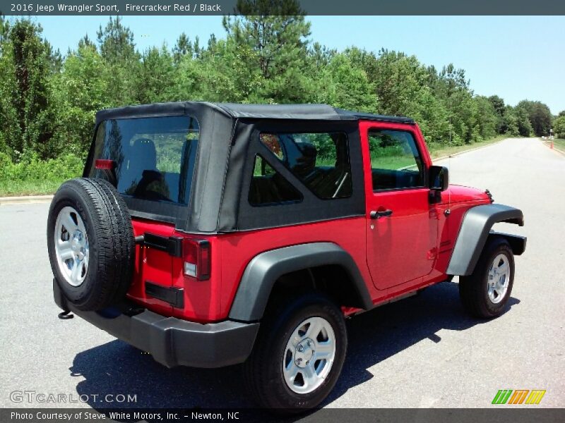 Firecracker Red / Black 2016 Jeep Wrangler Sport