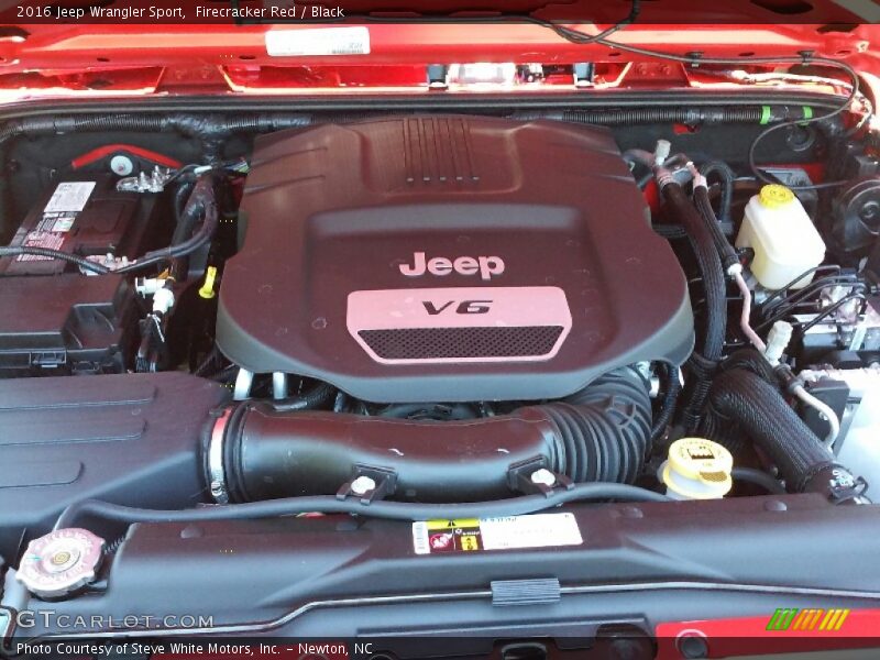 Firecracker Red / Black 2016 Jeep Wrangler Sport