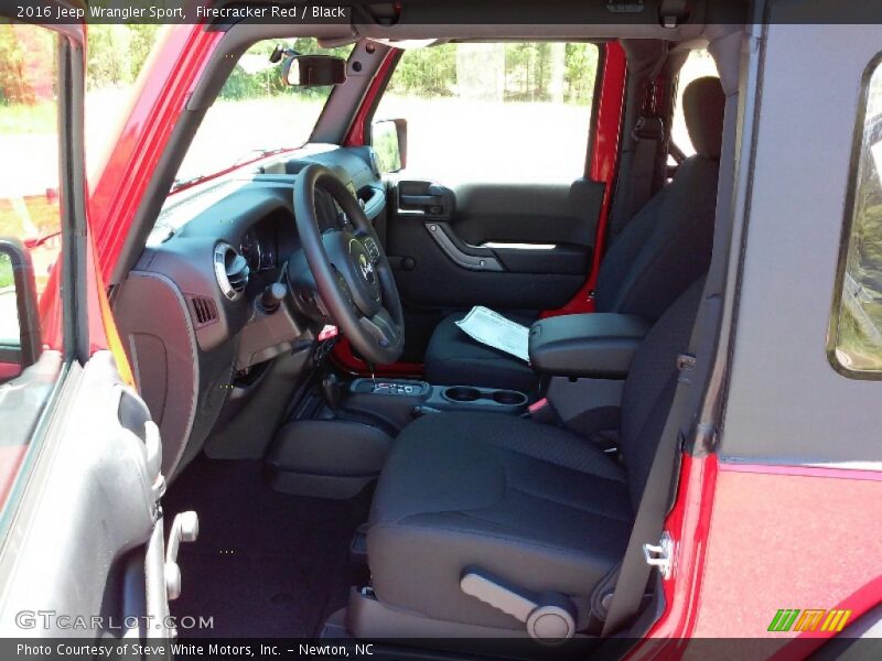 Firecracker Red / Black 2016 Jeep Wrangler Sport