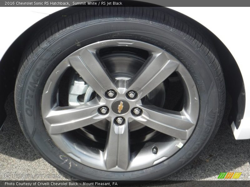  2016 Sonic RS Hatchback Wheel