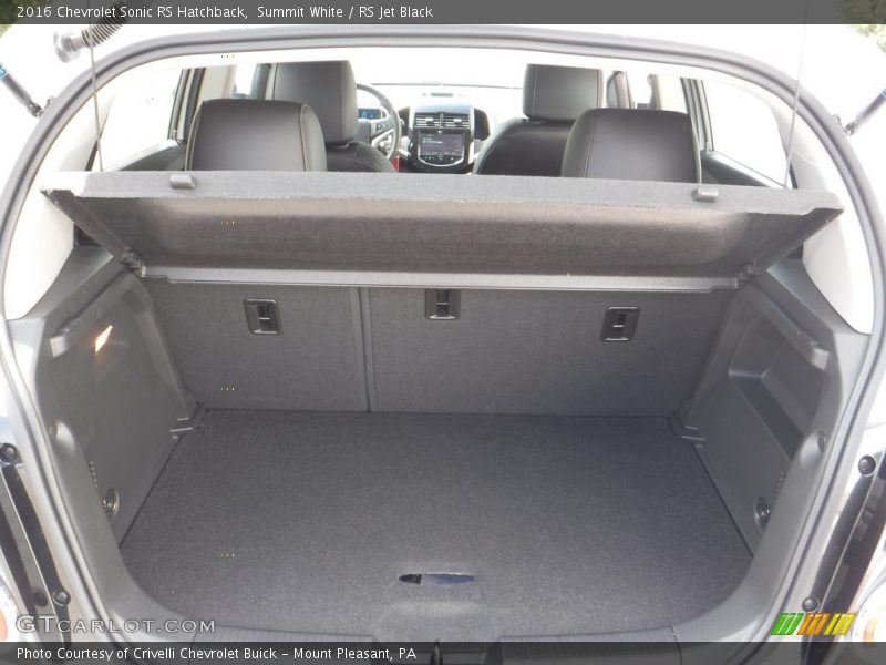 Summit White / RS Jet Black 2016 Chevrolet Sonic RS Hatchback