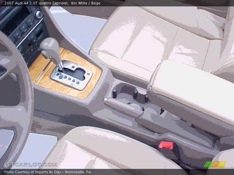 Ibis White / Beige 2007 Audi A4 2.0T quattro Cabriolet