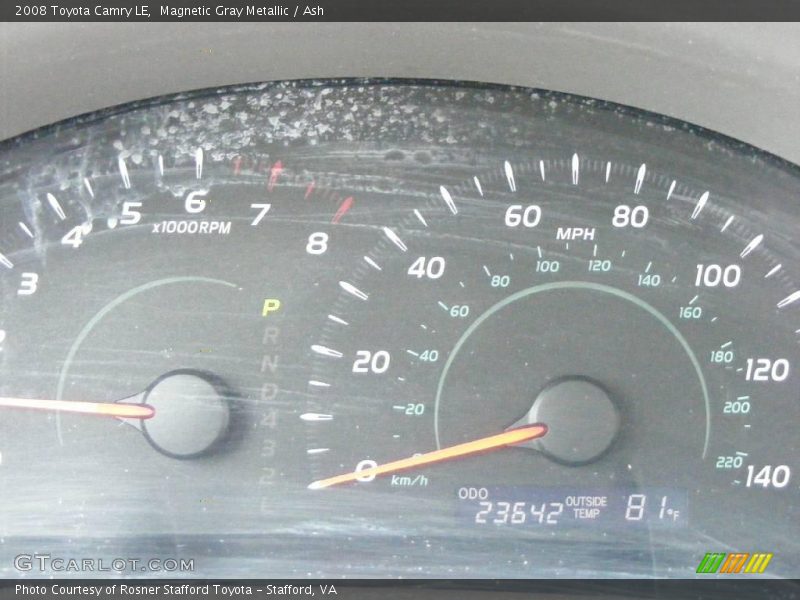 Magnetic Gray Metallic / Ash 2008 Toyota Camry LE