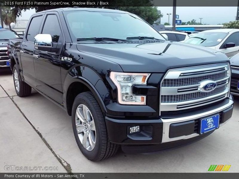 Shadow Black / Black 2016 Ford F150 Platinum SuperCrew