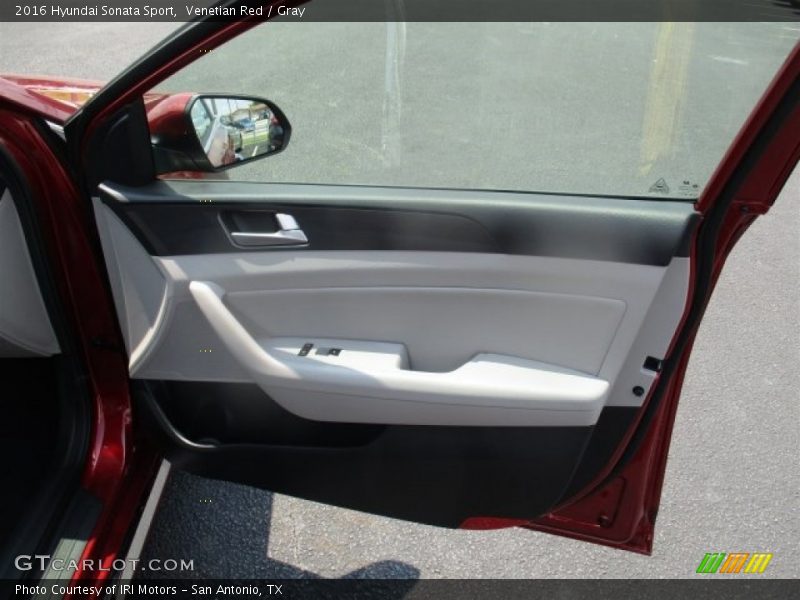 Venetian Red / Gray 2016 Hyundai Sonata Sport