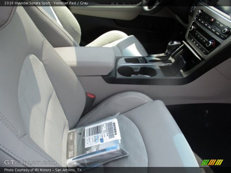 Venetian Red / Gray 2016 Hyundai Sonata Sport