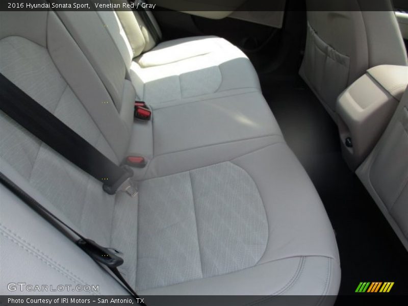 Venetian Red / Gray 2016 Hyundai Sonata Sport