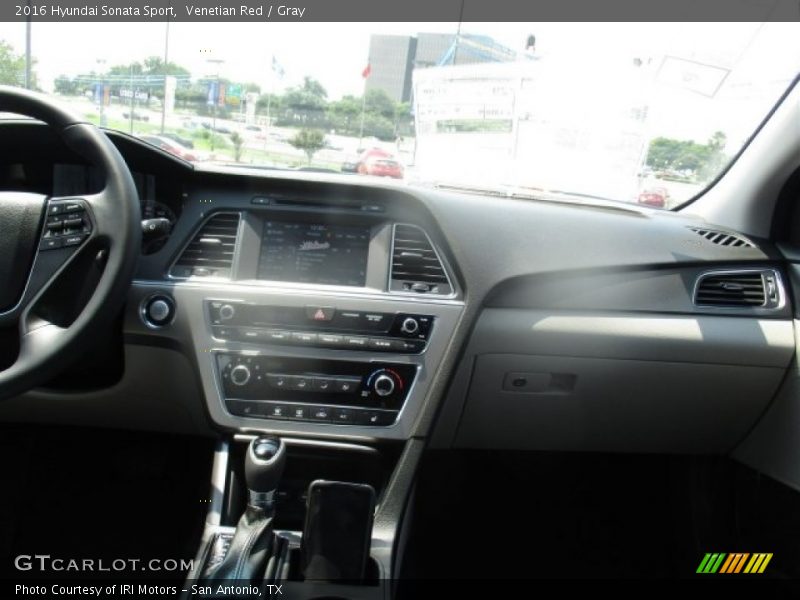 Venetian Red / Gray 2016 Hyundai Sonata Sport