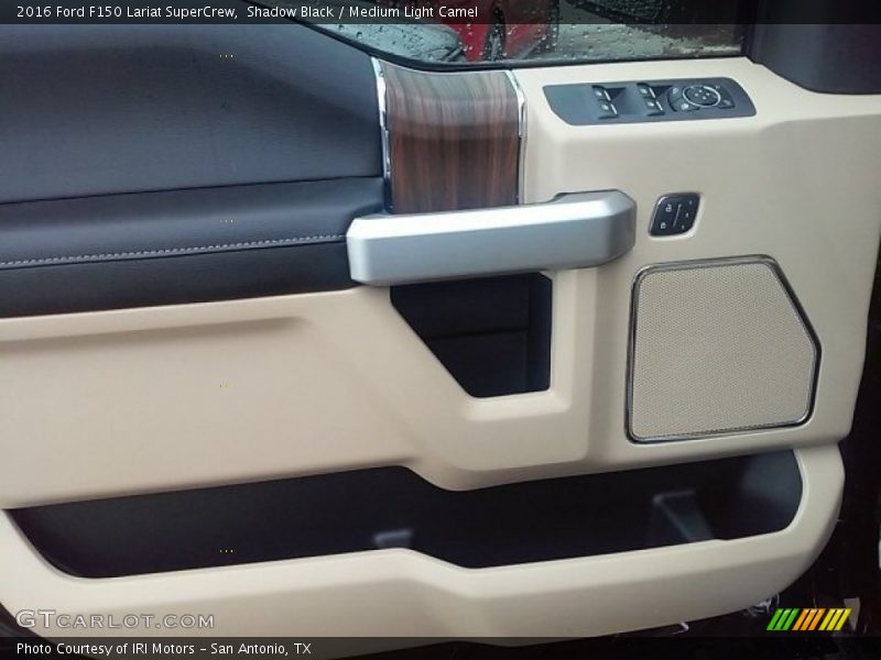 Shadow Black / Medium Light Camel 2016 Ford F150 Lariat SuperCrew