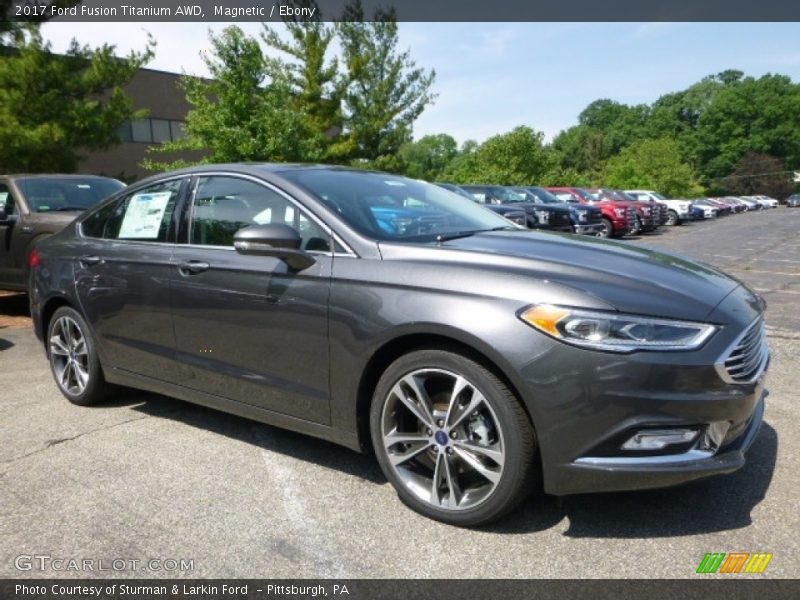 Front 3/4 View of 2017 Fusion Titanium AWD