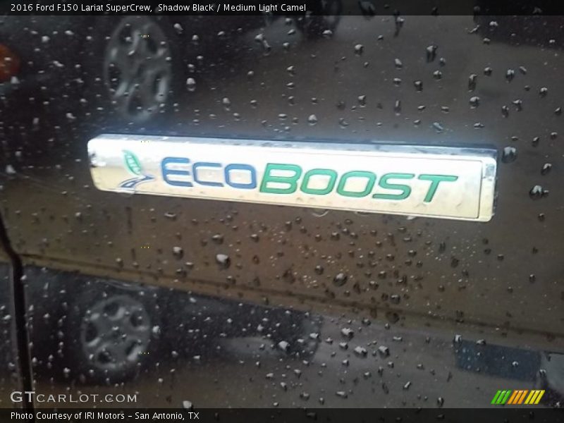 Shadow Black / Medium Light Camel 2016 Ford F150 Lariat SuperCrew