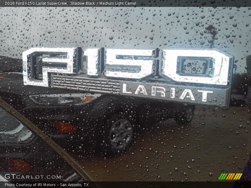 Shadow Black / Medium Light Camel 2016 Ford F150 Lariat SuperCrew
