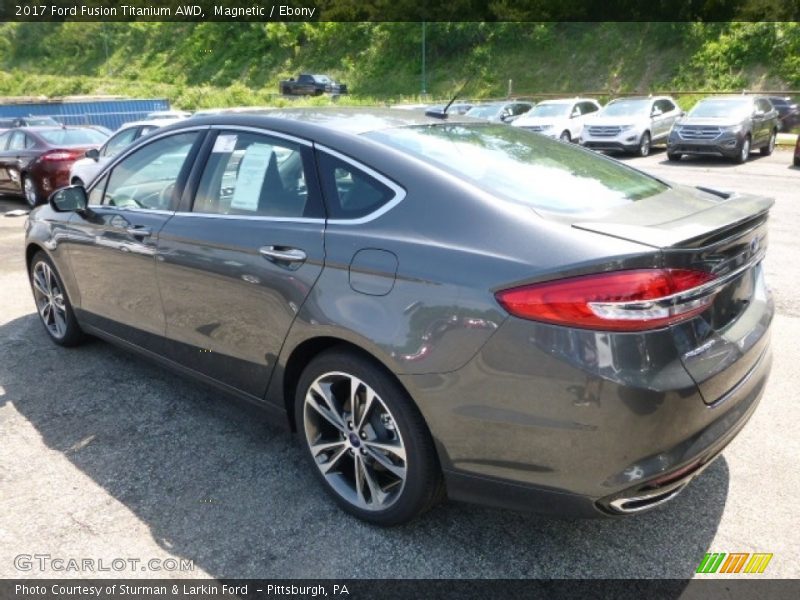 Magnetic / Ebony 2017 Ford Fusion Titanium AWD
