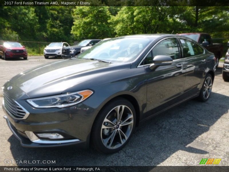 Magnetic / Ebony 2017 Ford Fusion Titanium AWD