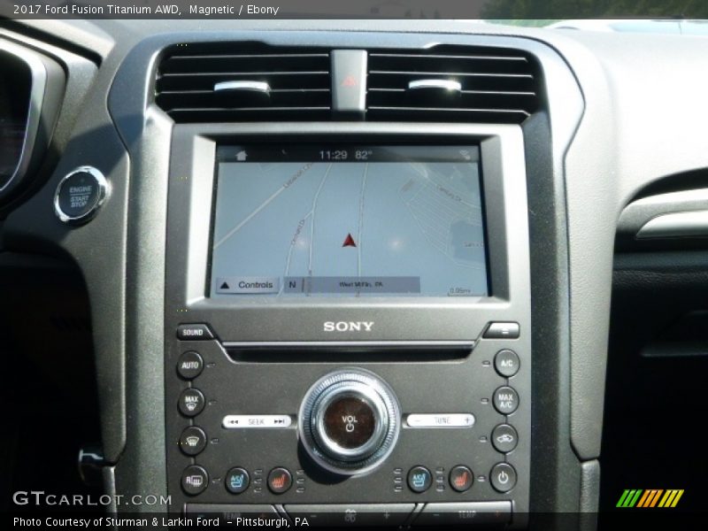 Controls of 2017 Fusion Titanium AWD