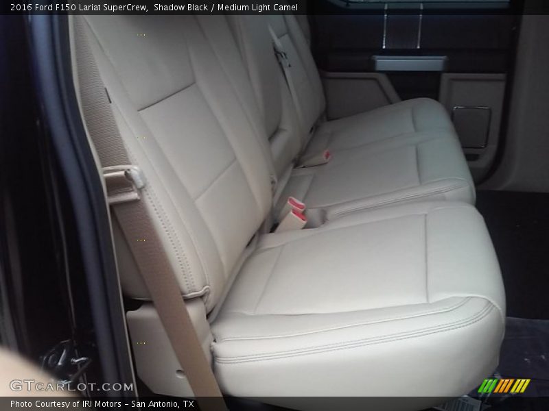 Shadow Black / Medium Light Camel 2016 Ford F150 Lariat SuperCrew