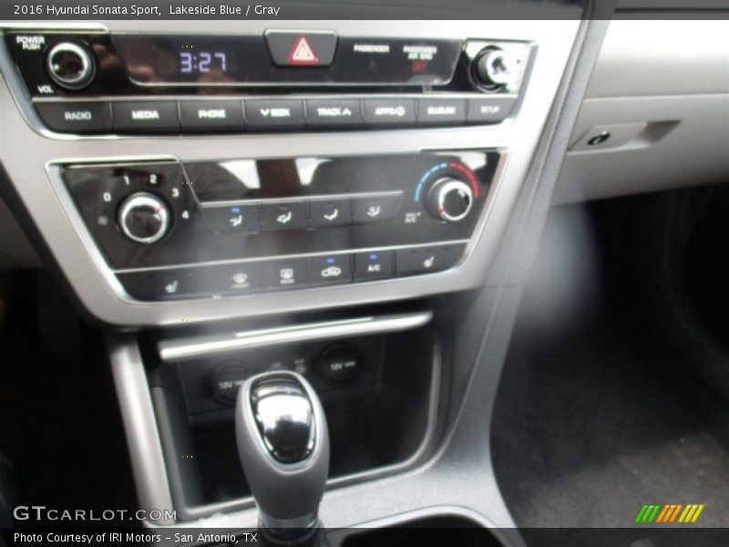 Lakeside Blue / Gray 2016 Hyundai Sonata Sport